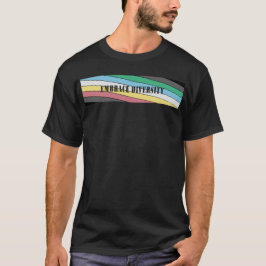 Camiseta diversidad de orgullo y abrazo de discapacidad