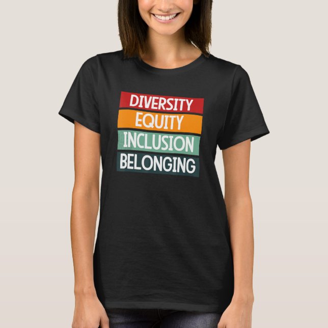 Camiseta Diversidad Equidad Inclusión Pertinencia 1 (Anverso)