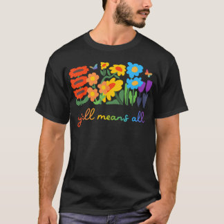 Camiseta Diversidad LGBTQ Orgullo juvenil significa todas l