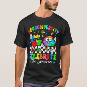 Camiseta Diversidad neuronal cerebro autismo conciencia asd