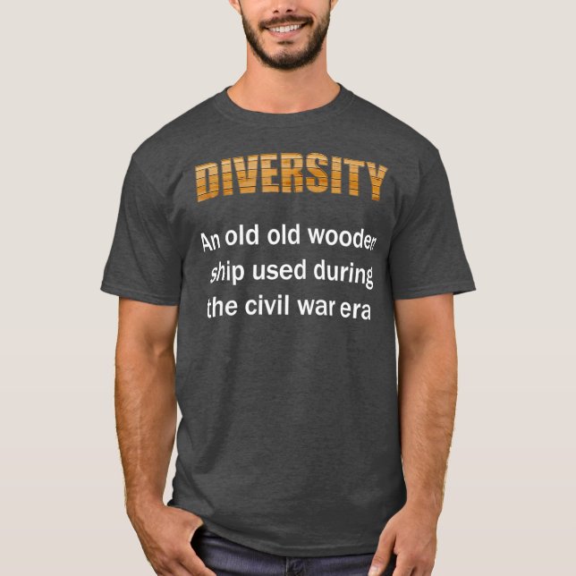 Camiseta Diversidad Un Viejo Buque De Madera Usado Durante  (Anverso)