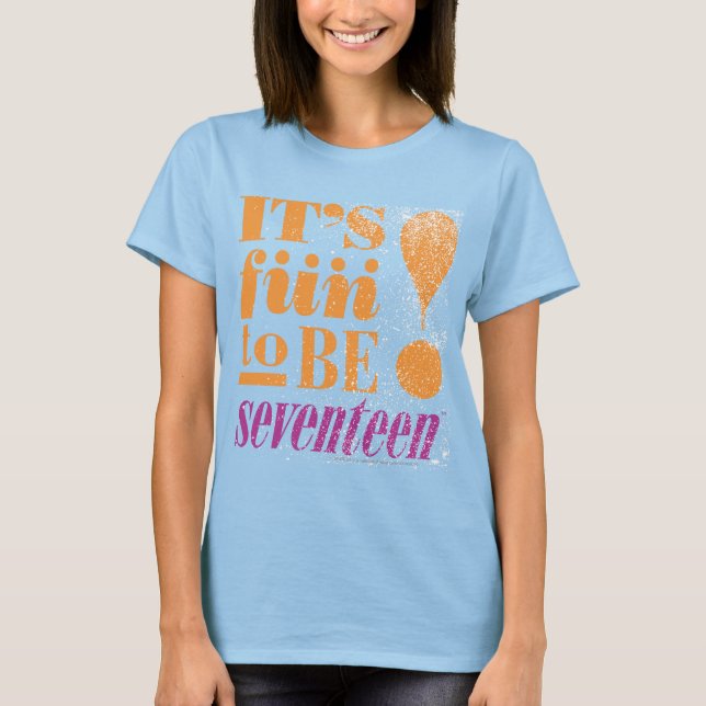 Camiseta Diversión 2 B 17-Naranja (Anverso)