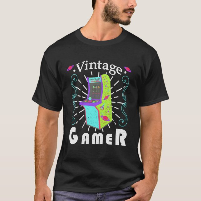 Camiseta Diversión Actividades más antiguas Coloridas Retro (Anverso)