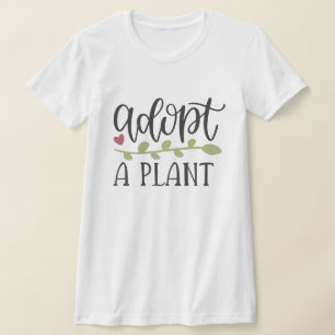 CAMISETA DIVERSIÓN ADOPTA UNA PLANTA