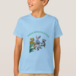 Camiseta diversión animal fiesta cumpleaños Invitación