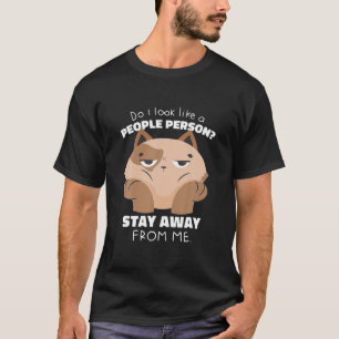 Camiseta Diversión antisocial para los amantes del gato