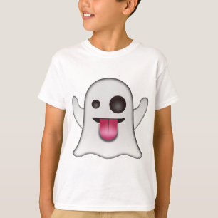 Camiseta Diversión asustadiza de Guay de la emoji del