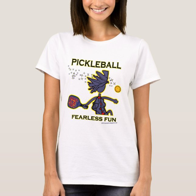 Camiseta Diversión audaz de Pickleball (Anverso)