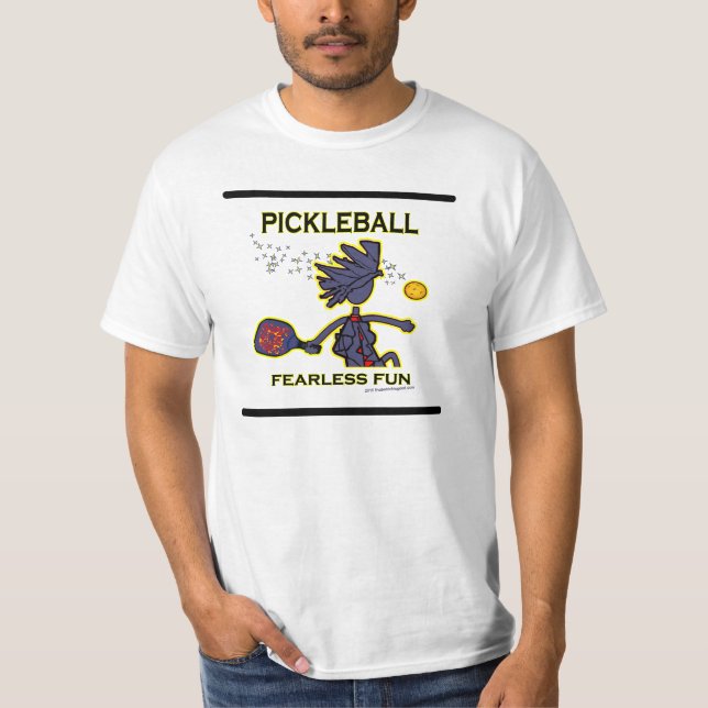 Camiseta Diversión audaz de Pickleball (Anverso)