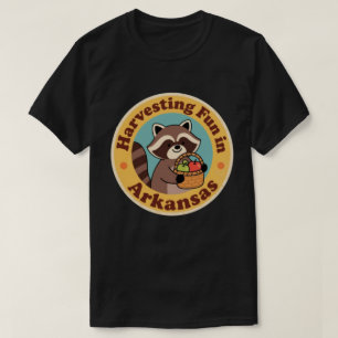 Camiseta Diversión Clásica en la Cosecha de Mapaches de Ark
