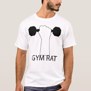 Camiseta Diversión cómoda de Gym Rat 