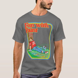 Camiseta Diversión con pintura divertida hilarante juego in
