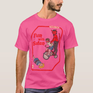 Camiseta Diversión con Satan Vintage juego infantil Horror