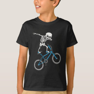 Camiseta Diversión de BMX Bicycling Skeleton mtb