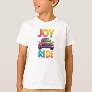 Camiseta 🚗 Diversión de Coche Brillante para Días de Niños