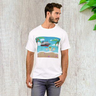 Camiseta Diversión de crucero de playa para familias tropic