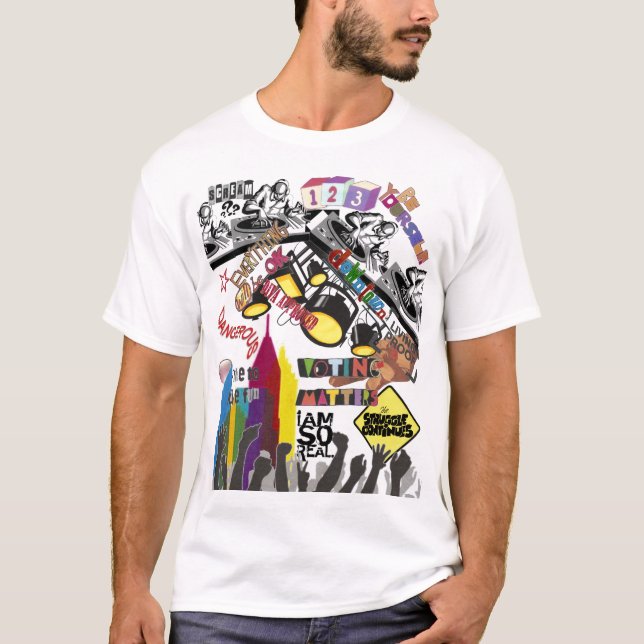 Camiseta diversión de dj (Anverso)