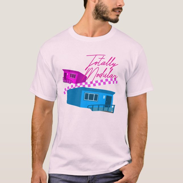 Camiseta Diversión de eslóganes retro totalmente modular (Anverso)