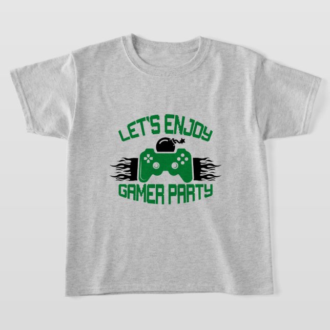 Camiseta diversión de fiesta de jugadores (Distribución)