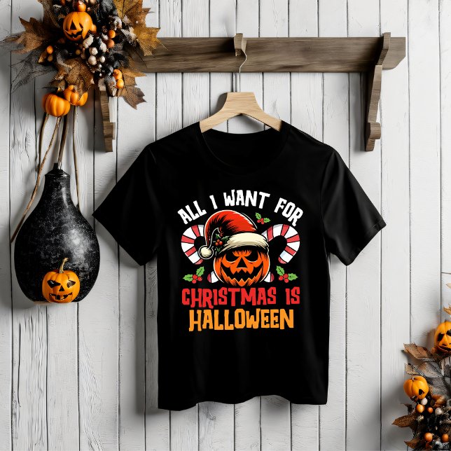 Camiseta Diversión de fusión festiva: Halloween se reúne co (Subido por el creador)