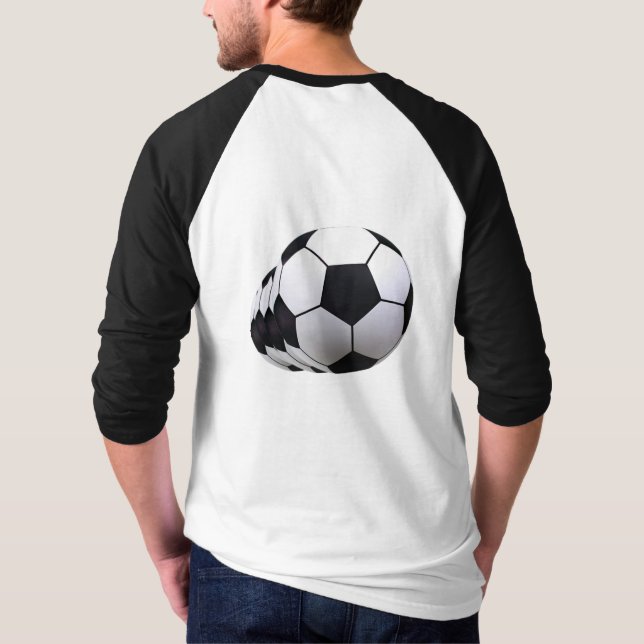Camiseta Diversión de fútbol, juguemos (Reverso)