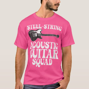 Camiseta Diversión de instrumentos de guitarra acústica de 