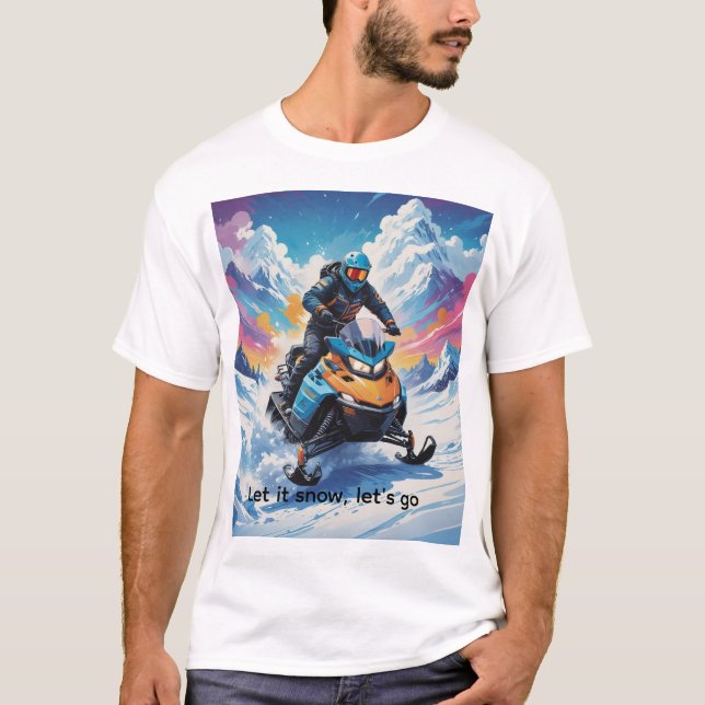 Camiseta Diversión de invierno (Anverso)