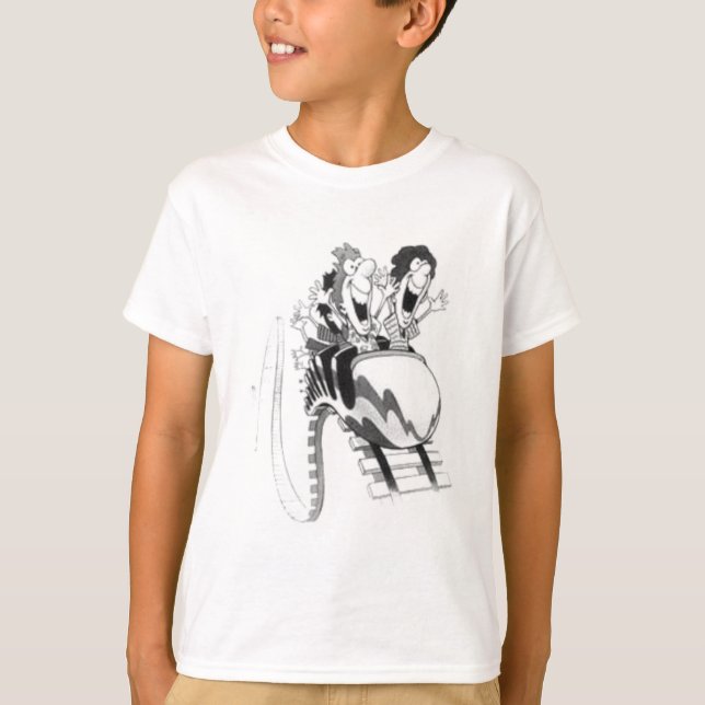 Camiseta Diversión de la montaña rusa (Anverso)