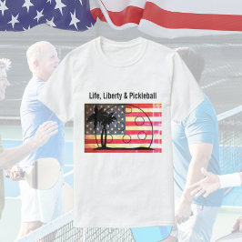 Camiseta Diversión de la vida, la libertad y el pickleball