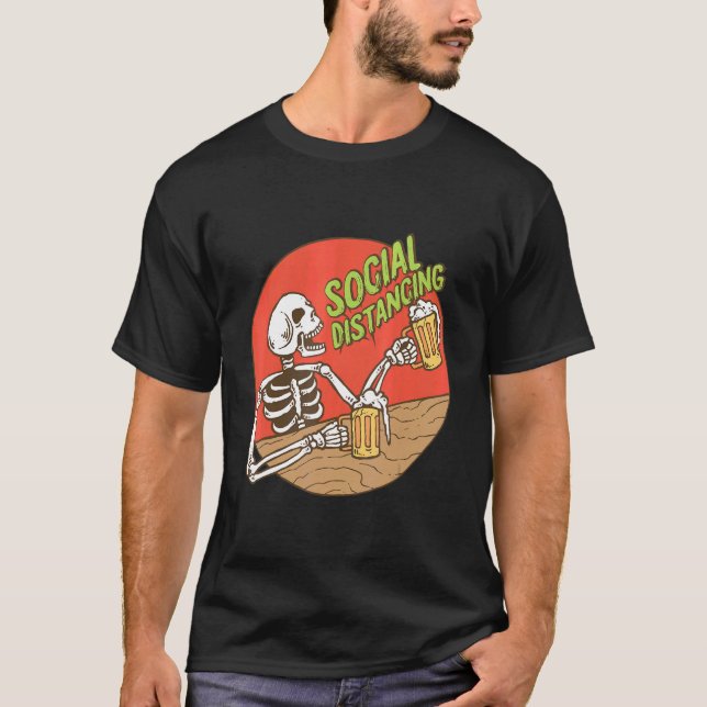 Camiseta Diversión de los hombres de que yo era distanciado (Anverso)