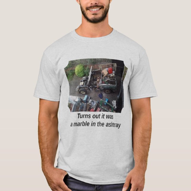 Camiseta diversión de mantenimiento de coches (Anverso)
