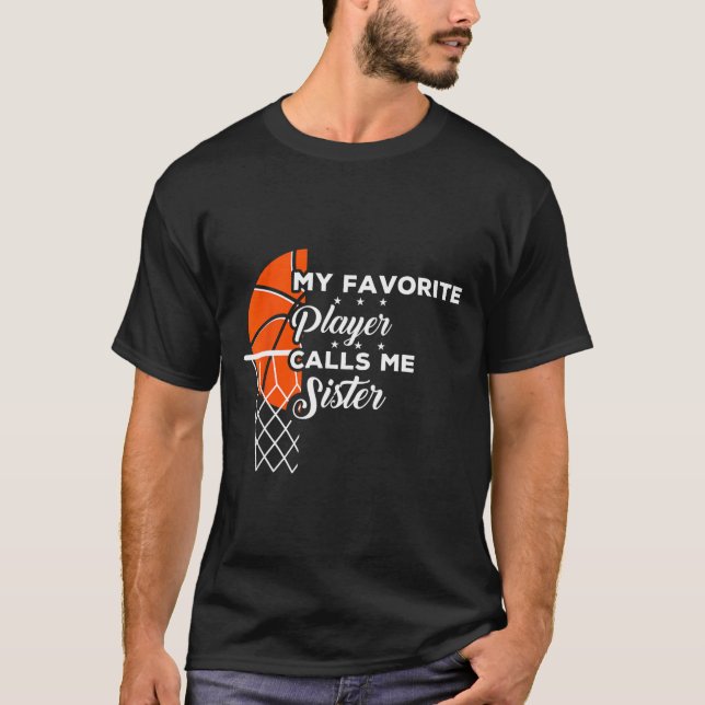 Camiseta Diversión de mi jugador favorito de Bysketbyll me  (Anverso)