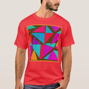 Camiseta Diversión de patrón colorido