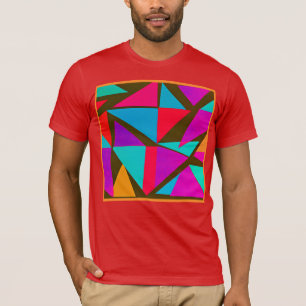 Camiseta Diversión de patrón colorido