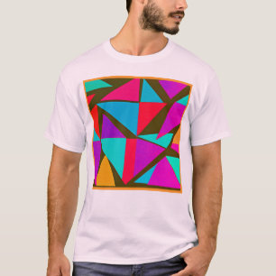 Camiseta Diversión de patrón colorido