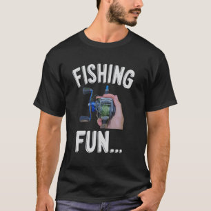 Camiseta Diversión de Pesca Carrete Enredado Humor de Pesca