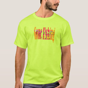 Camiseta Diversión de pesca desaparecida Novelty Hombres Ve