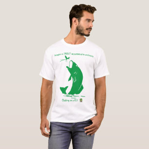 Camiseta Diversión de pesca - trucha de culo