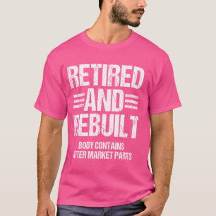 Camiseta Diversión de piezas de reemplazo de rodilla de cad