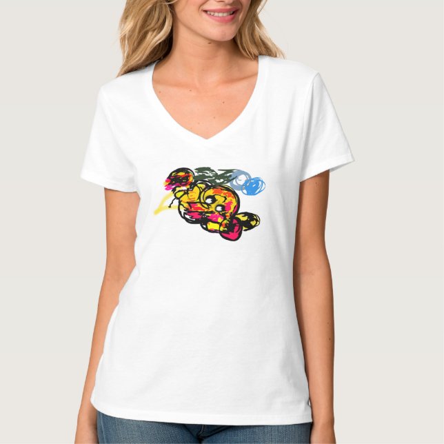 Camiseta Diversión de pulpo (Anverso)