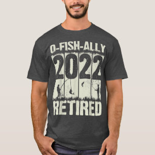 Camiseta Diversión de retiro de pesca 2022 para hombres de 