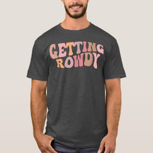 Camiseta Diversión de Rowdy Bride Group Bridal Weddal Party