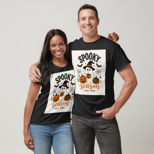 Camiseta Diversión de temporada espeluznante de tiempo comp