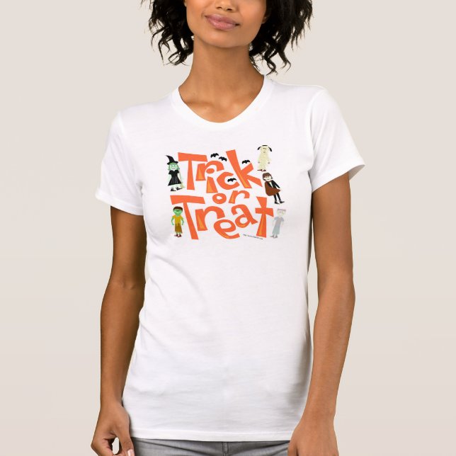 Camiseta Diversión de truco o truco Lema de Halloween de oc (Anverso)