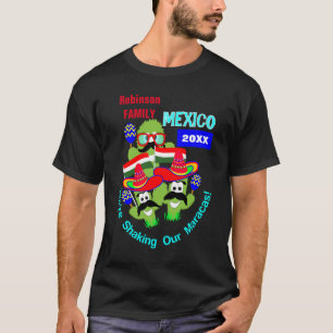 Camiseta Diversión de vacaciones de grupo familiar en Méx