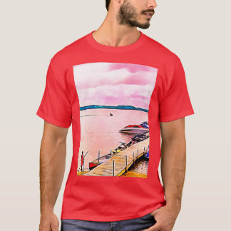 Camiseta Diversión de verano en el lago