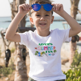 Camiseta Diversión de verano en la playa