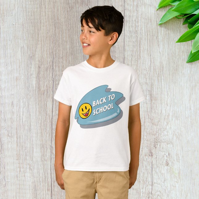 Camiseta Diversión de vuelta a la escuela Cara sonriente (Subido por el creador)