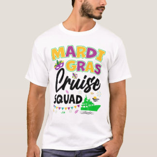 Camiseta Diversión del barco de crucero Mardi Gras Cruise S