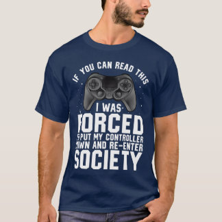 Camiseta Diversión del controlador de juegos de videojuegos